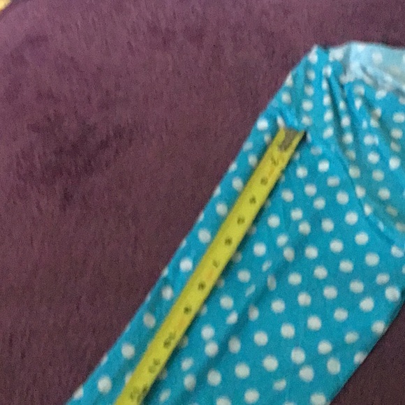 QVC Suzan Graver Style Blue & White  Polkadot Blouse - Picture 10 of 12